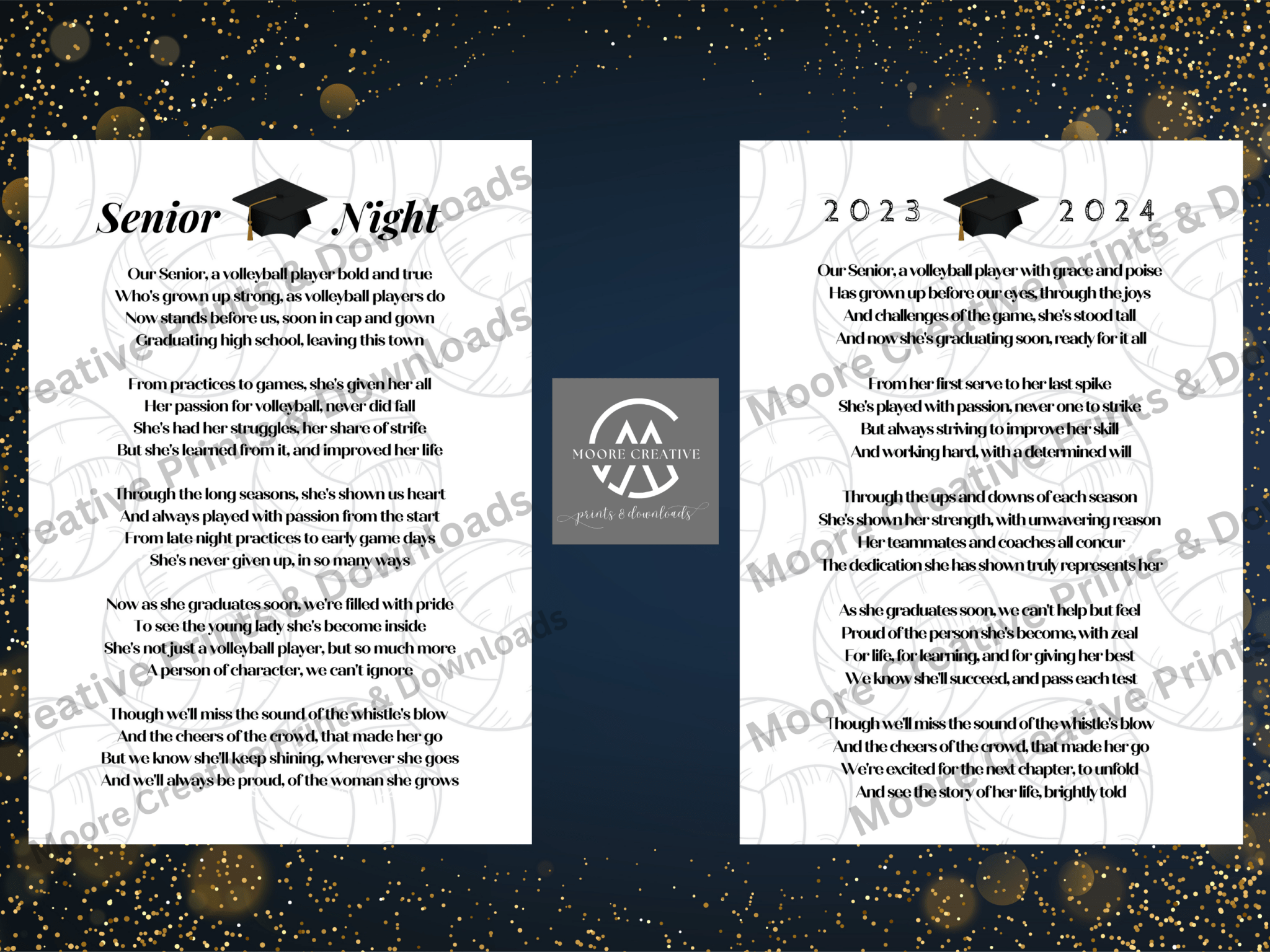 Ace the Graduation: A Volleyball Poem for Your Senior Star