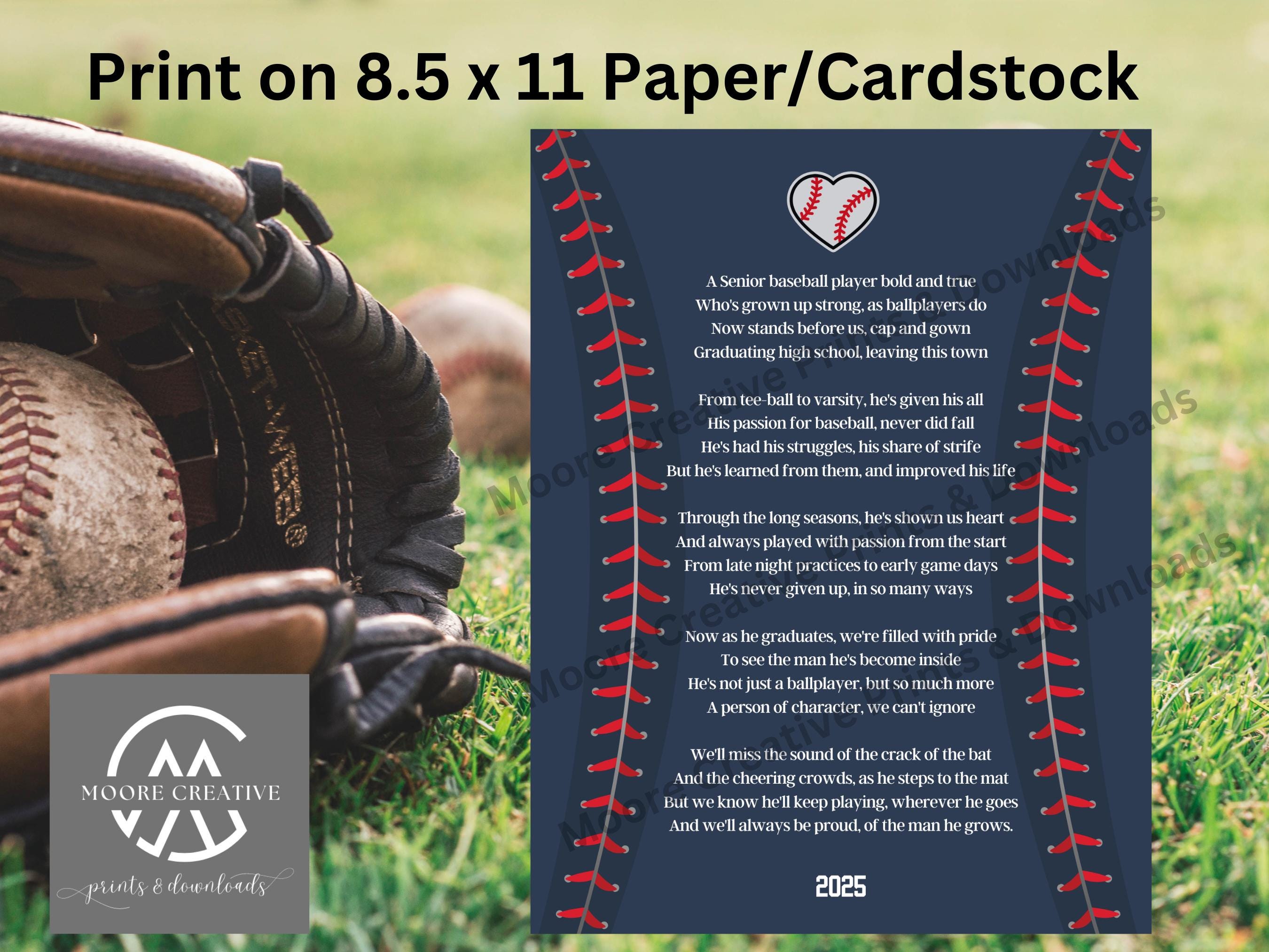 Senior Baseball Gift Graduation Baseball Senior Night Gifts Team Baseball Gift