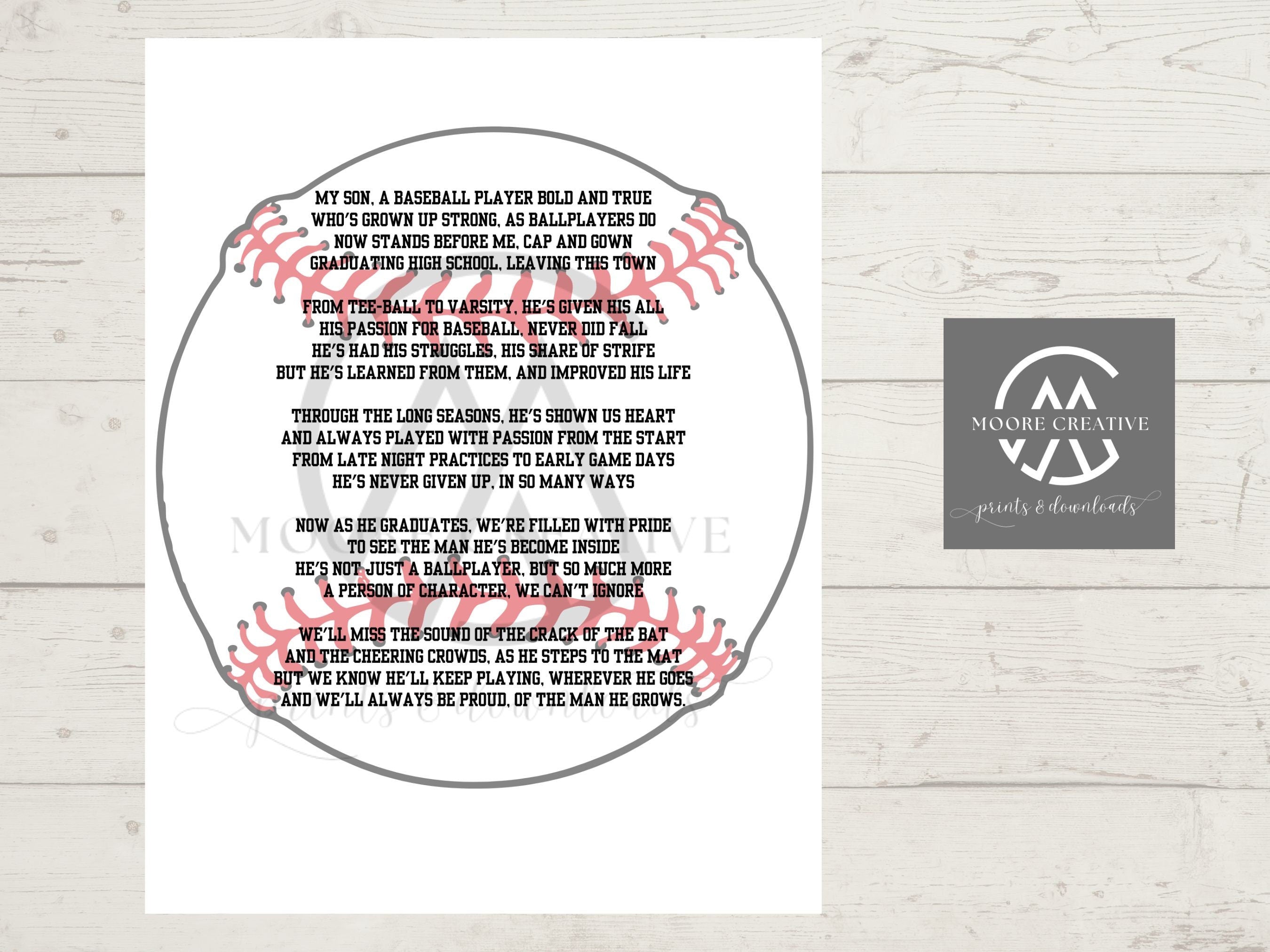 Senior Baseball Graduation Gift Senior Baseball Gifts High School Senior Baseball Gift