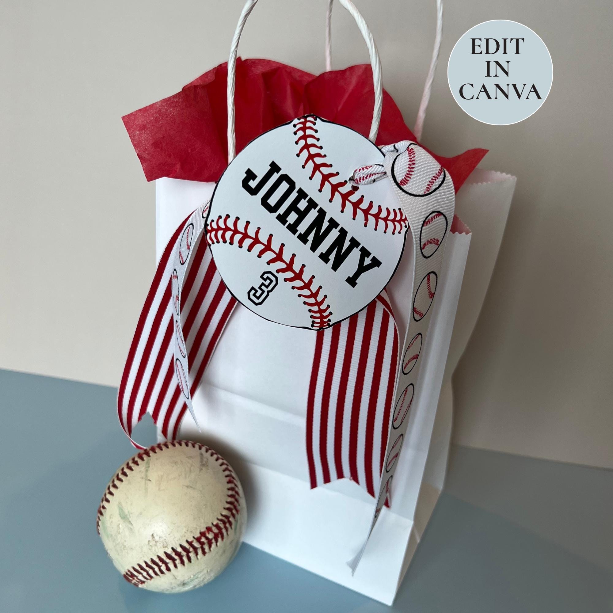 Printable Baseball Decals Baseball Prints Baseball Team Gift Ideas Baseball Tags Baseball Team Gift Bags Baseball Favor Tags Baseball 5 inch