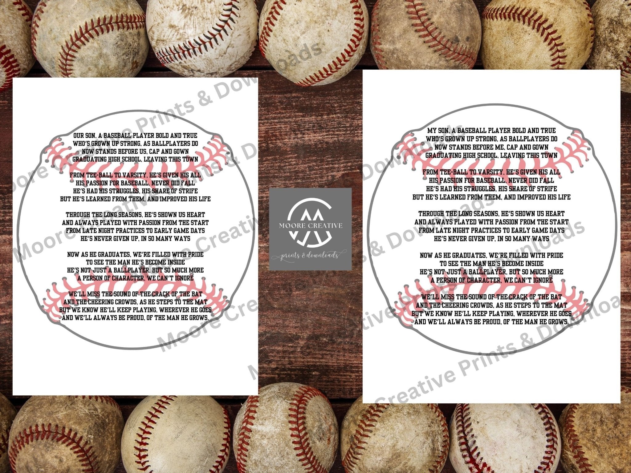 Personalized Baseball Gift