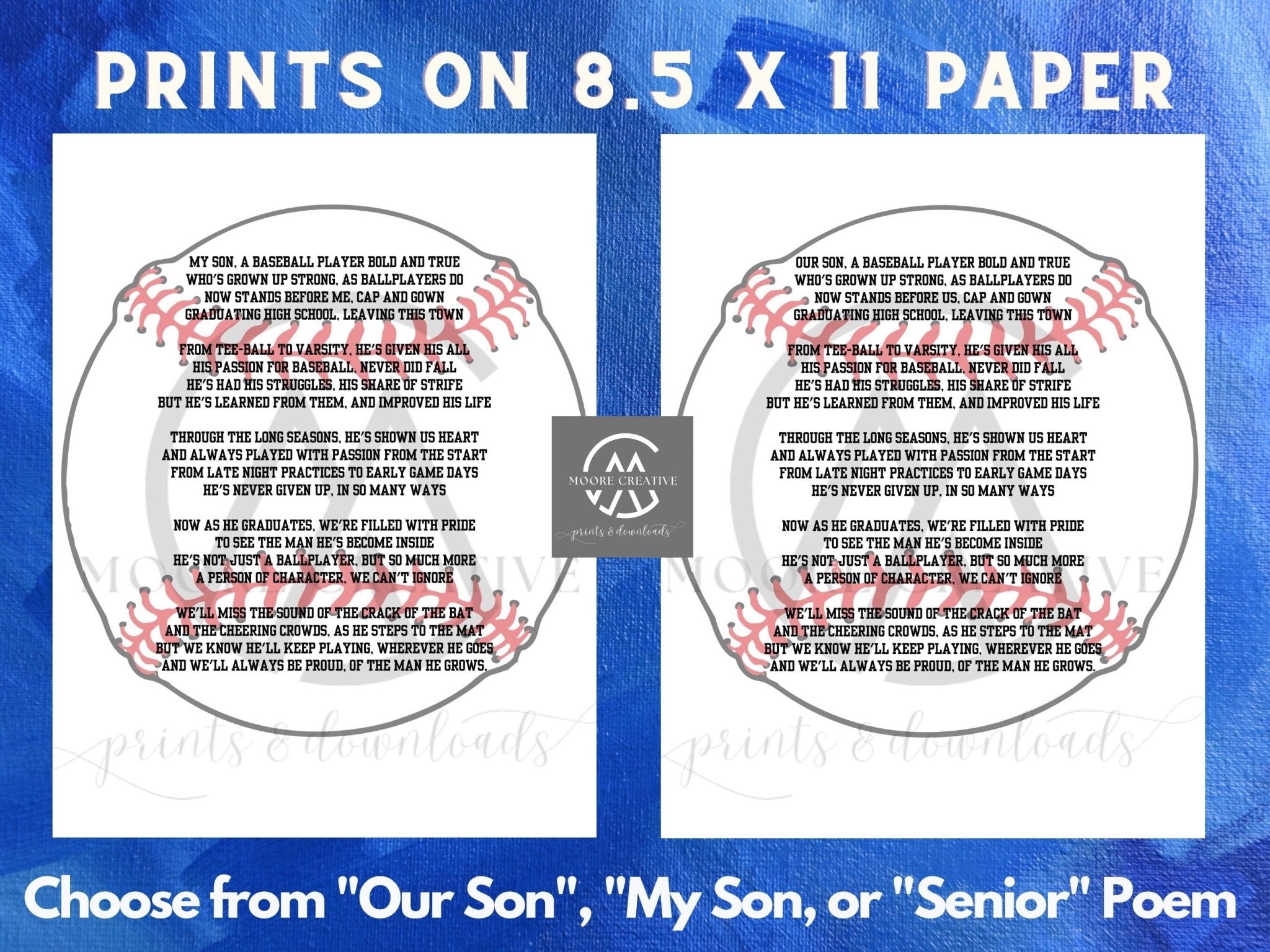 Personalized Baseball Gift
