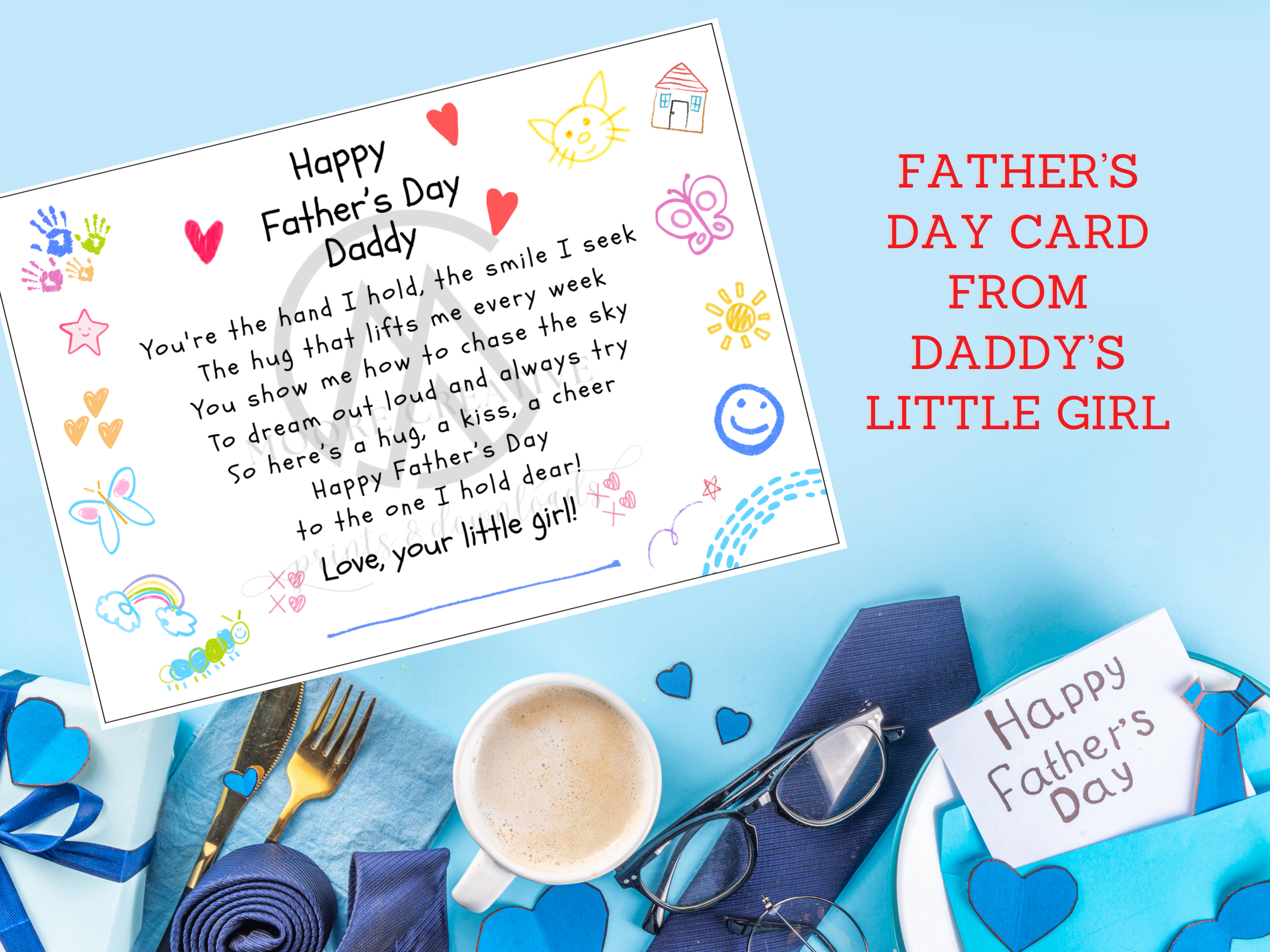 Daddy's Little Girl Card