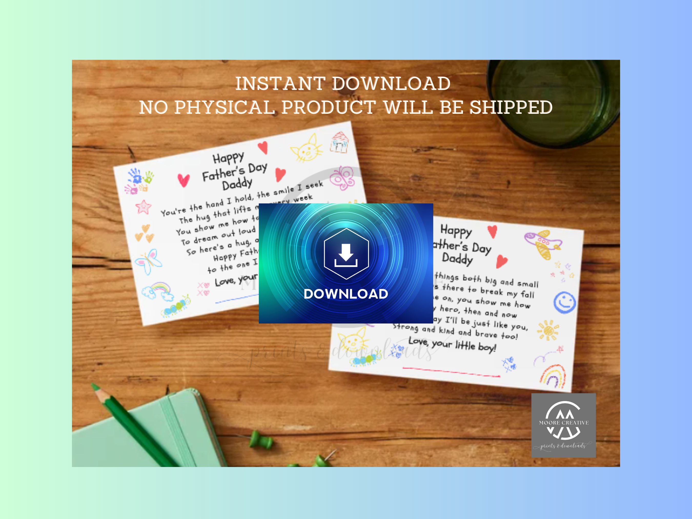 Digital Download, Printable Poem, Keepsake