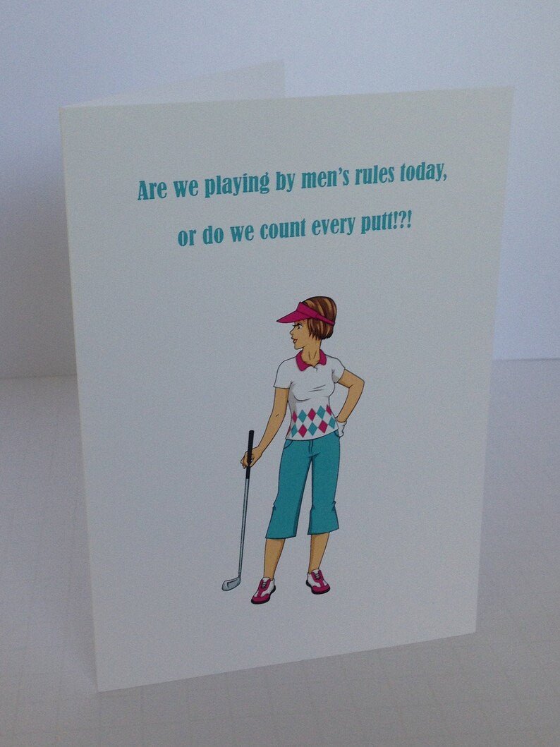 Golf Birthday Card