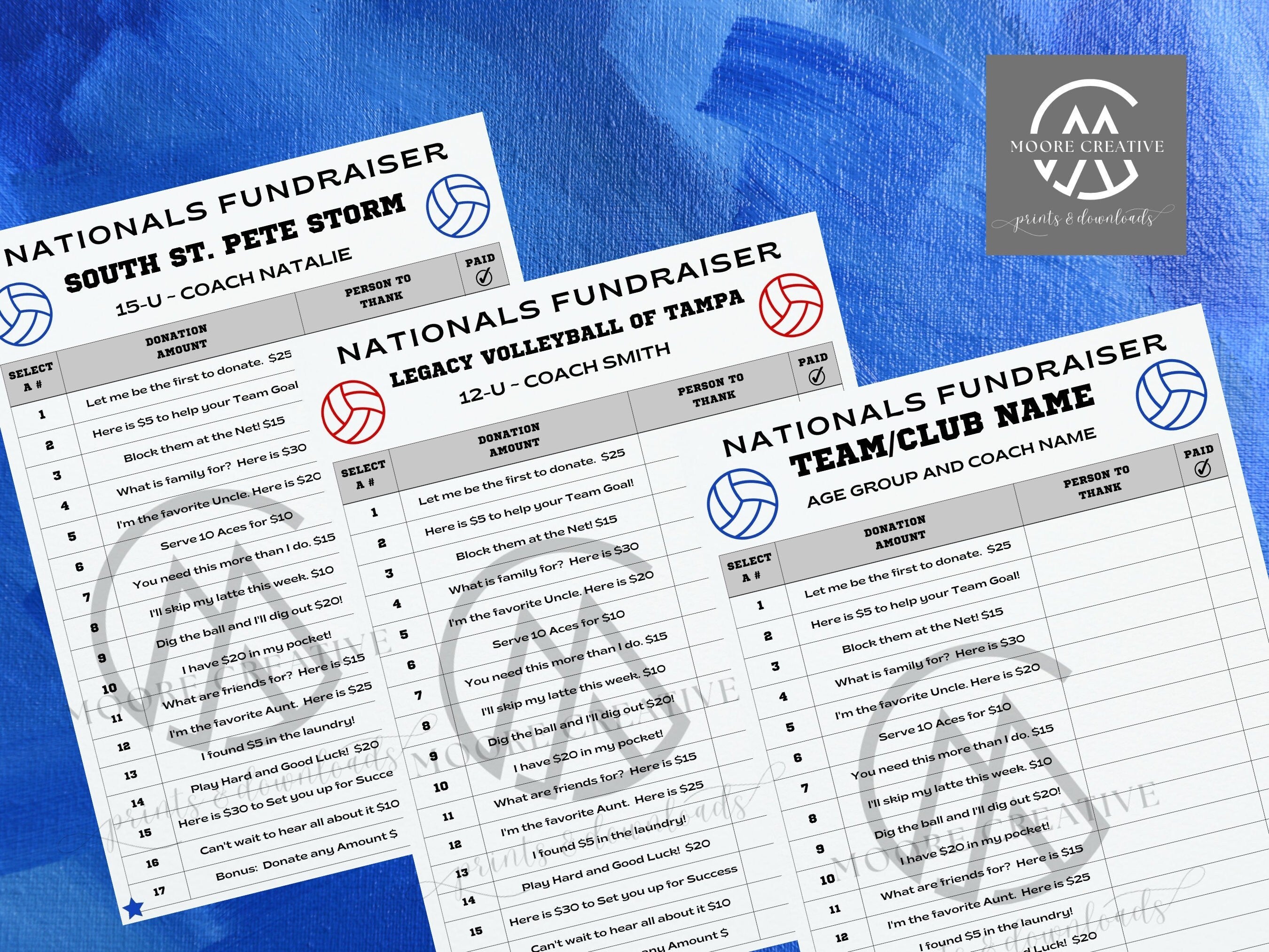Editable Volleyball Fundraiser Flyer Template, Sport Fundraiser, Canva Template, Sport calendar, Volleyball, Editable Pick a Date, V-ball