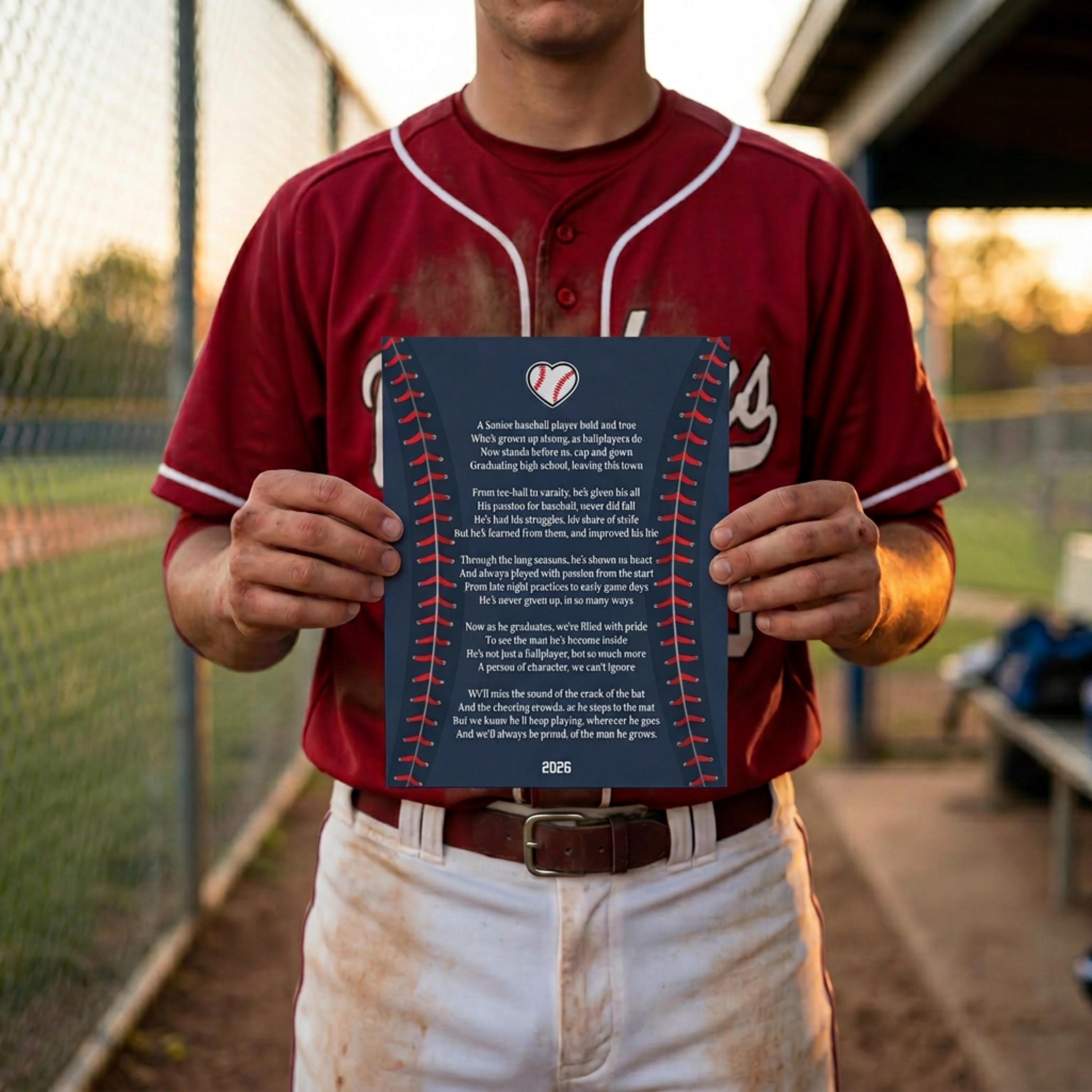 Senior Gift Class of 2027 Senior Baseball Player Graduation Gift Idea for Teammates Baseball Grad Idea Gift from Coach Baseball Team Mom
