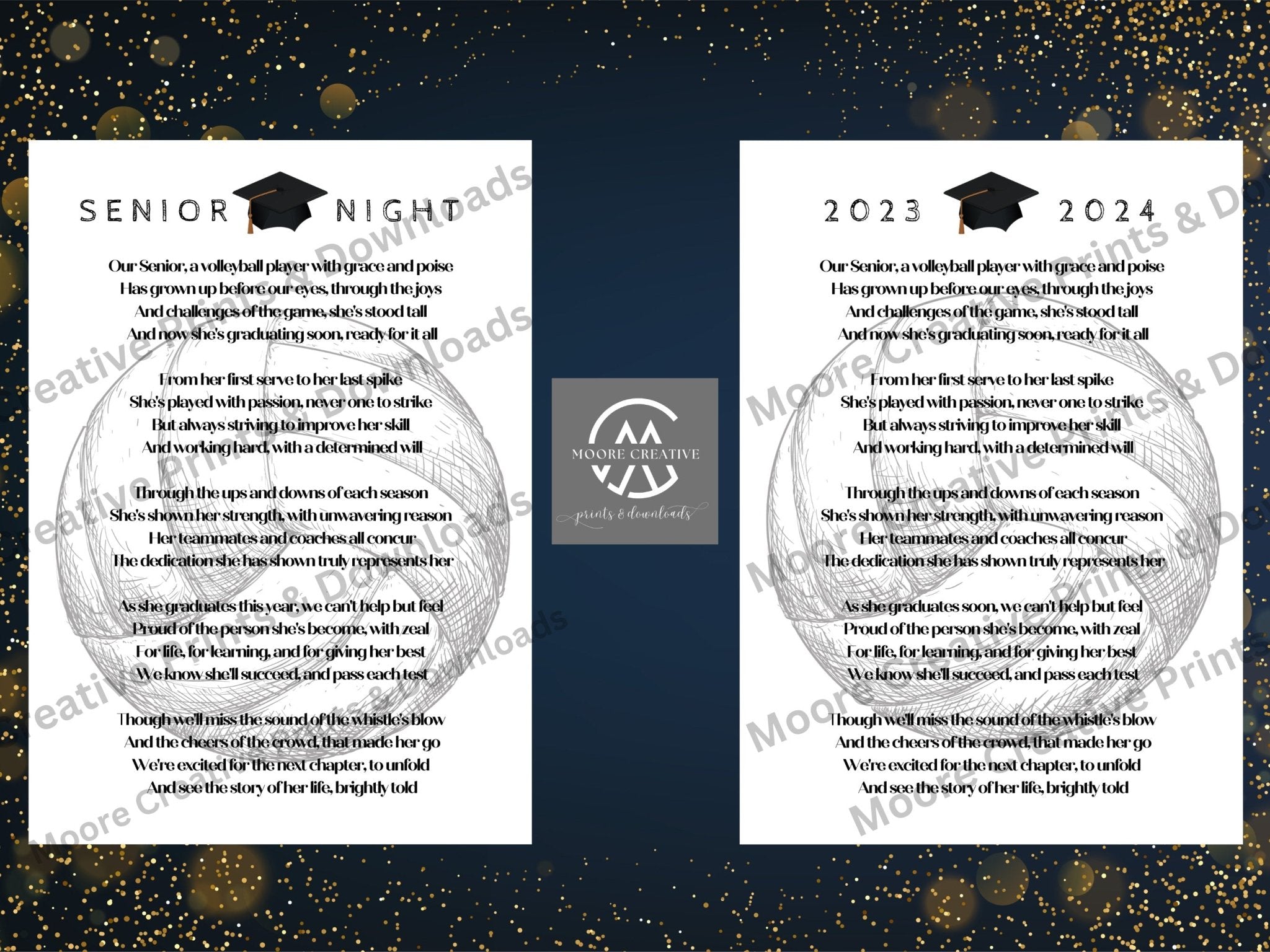 Volleyball Senior, Volleyball Player, Graduation Gift