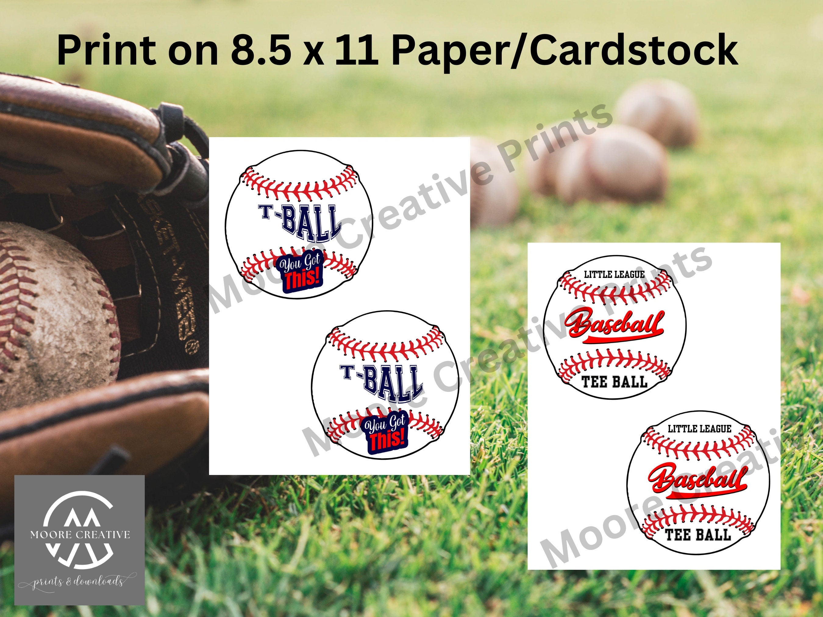 personalized baseball prints diy from home