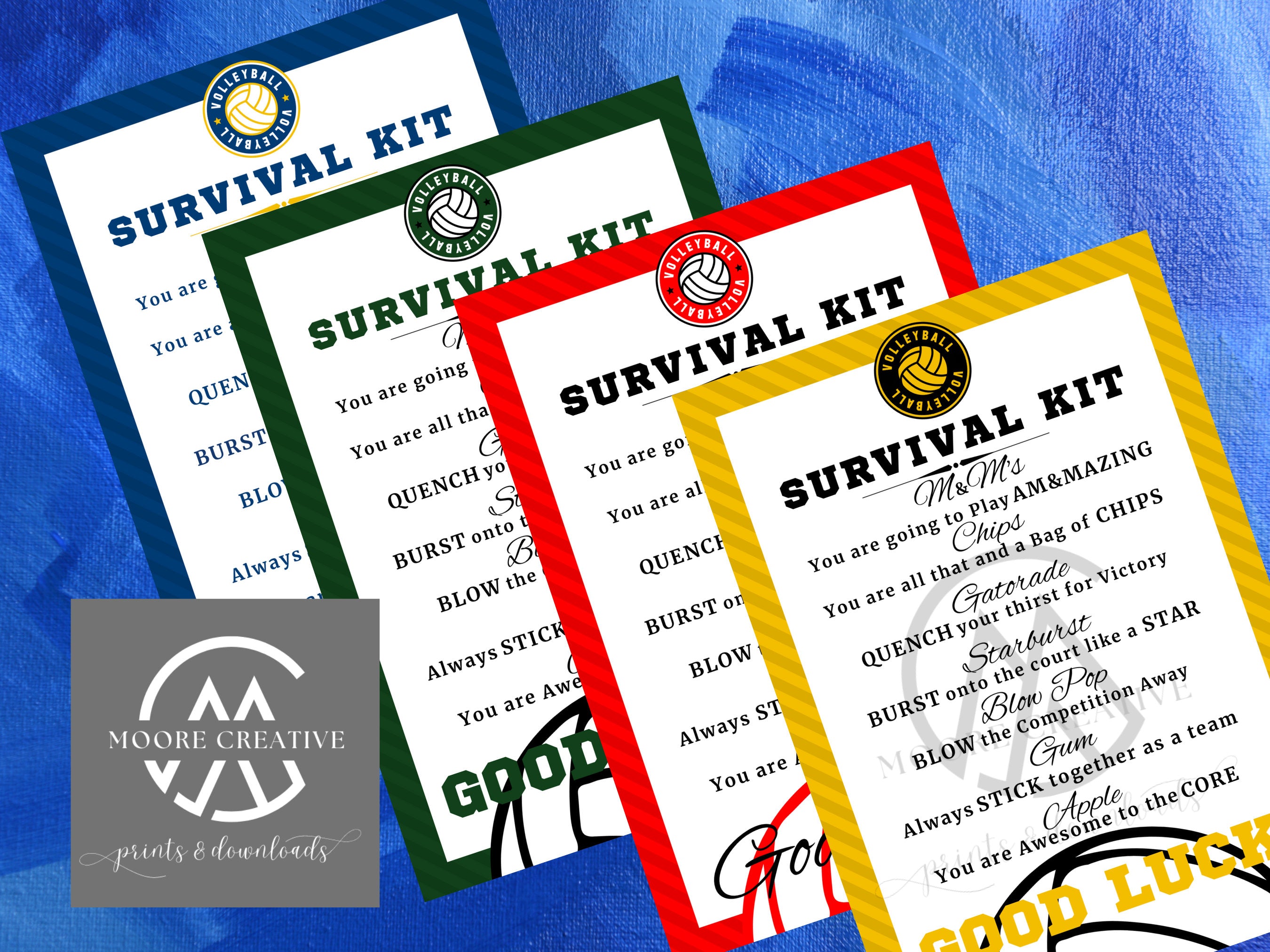 volleyball survival survival kit volleyball team