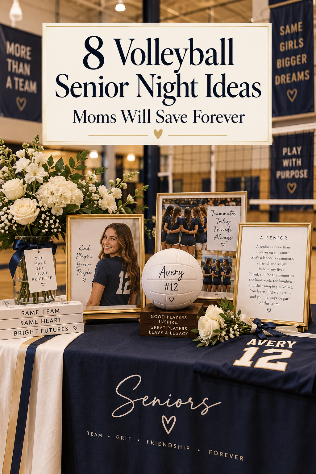 8 Senior Night Ideas for Volleyball Players that they will keep
