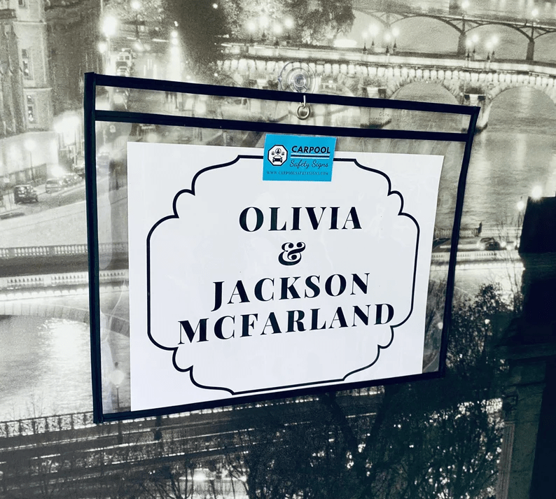 Carpool Signs | Car Rider Signs