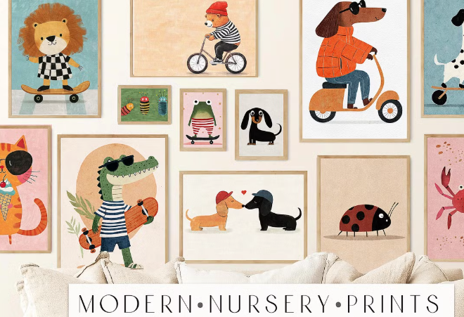 Nursery Wall Art Gallery Prints