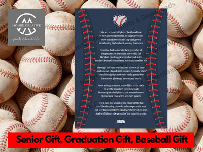 Senior Baseball Gift Graduation Baseball Senior Night Gifts Team Baseball Gift