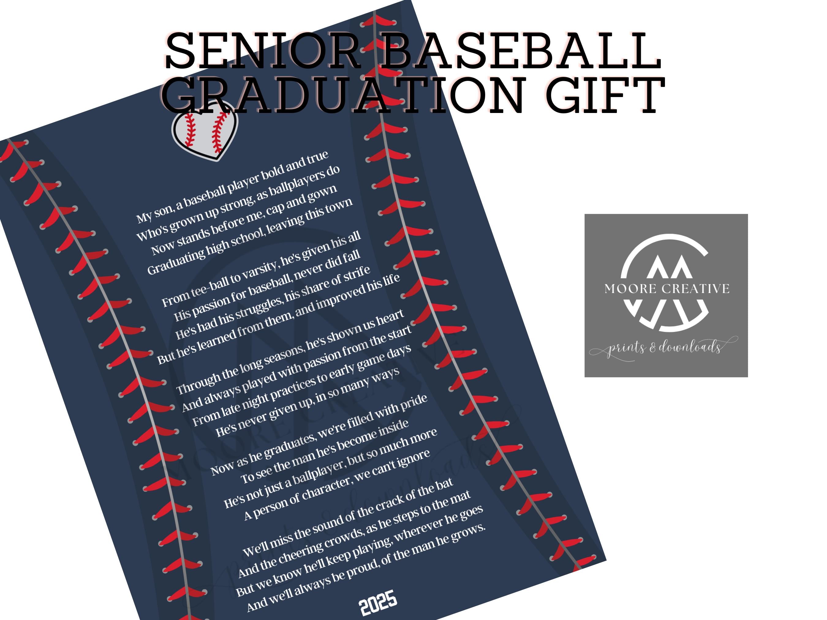 Senior Baseball Gift Graduation Baseball Senior Night Gifts Team Baseball Gift
