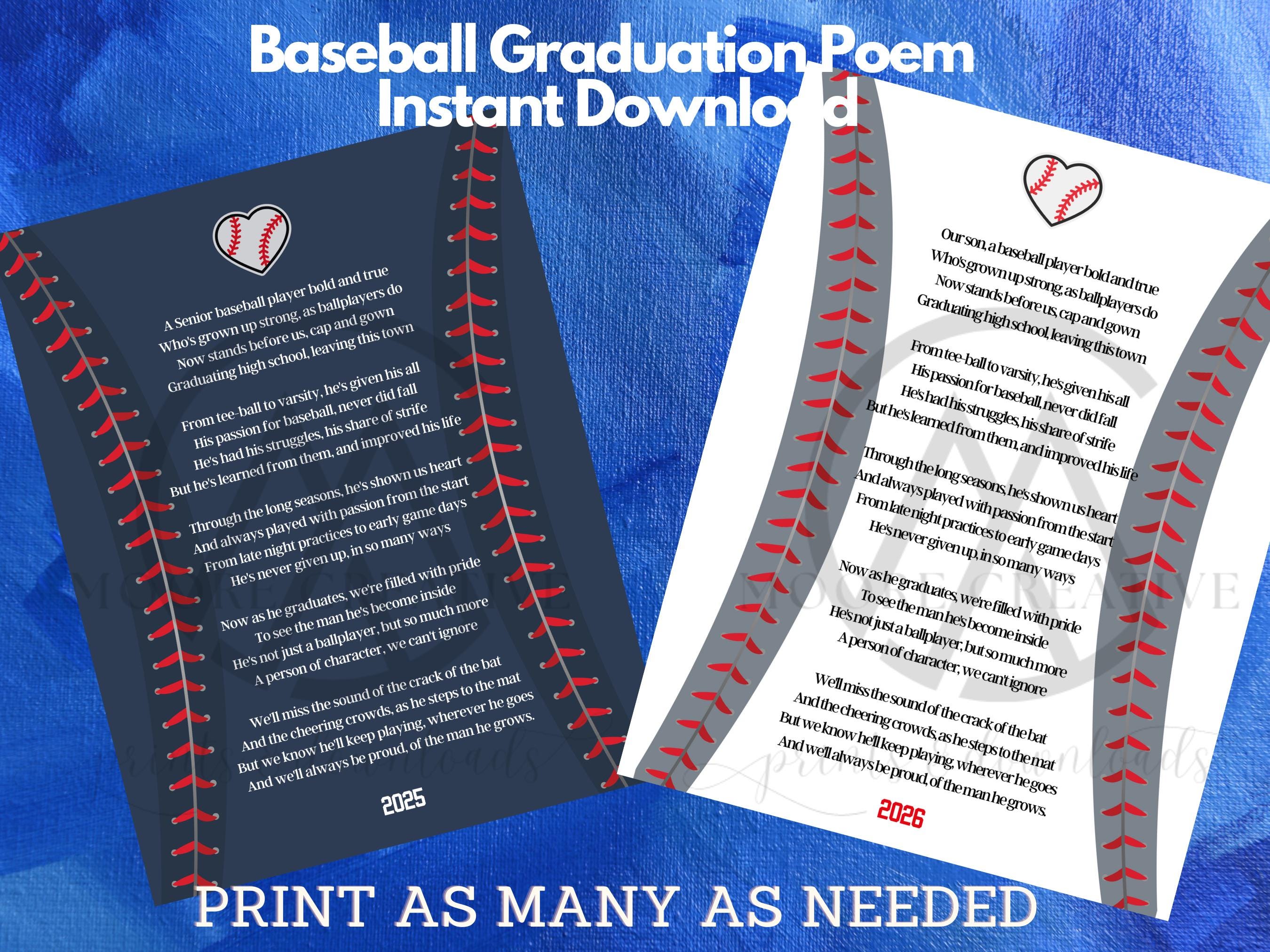 Senior Baseball Gift Senior Baseball Mom Gift to Son 2026