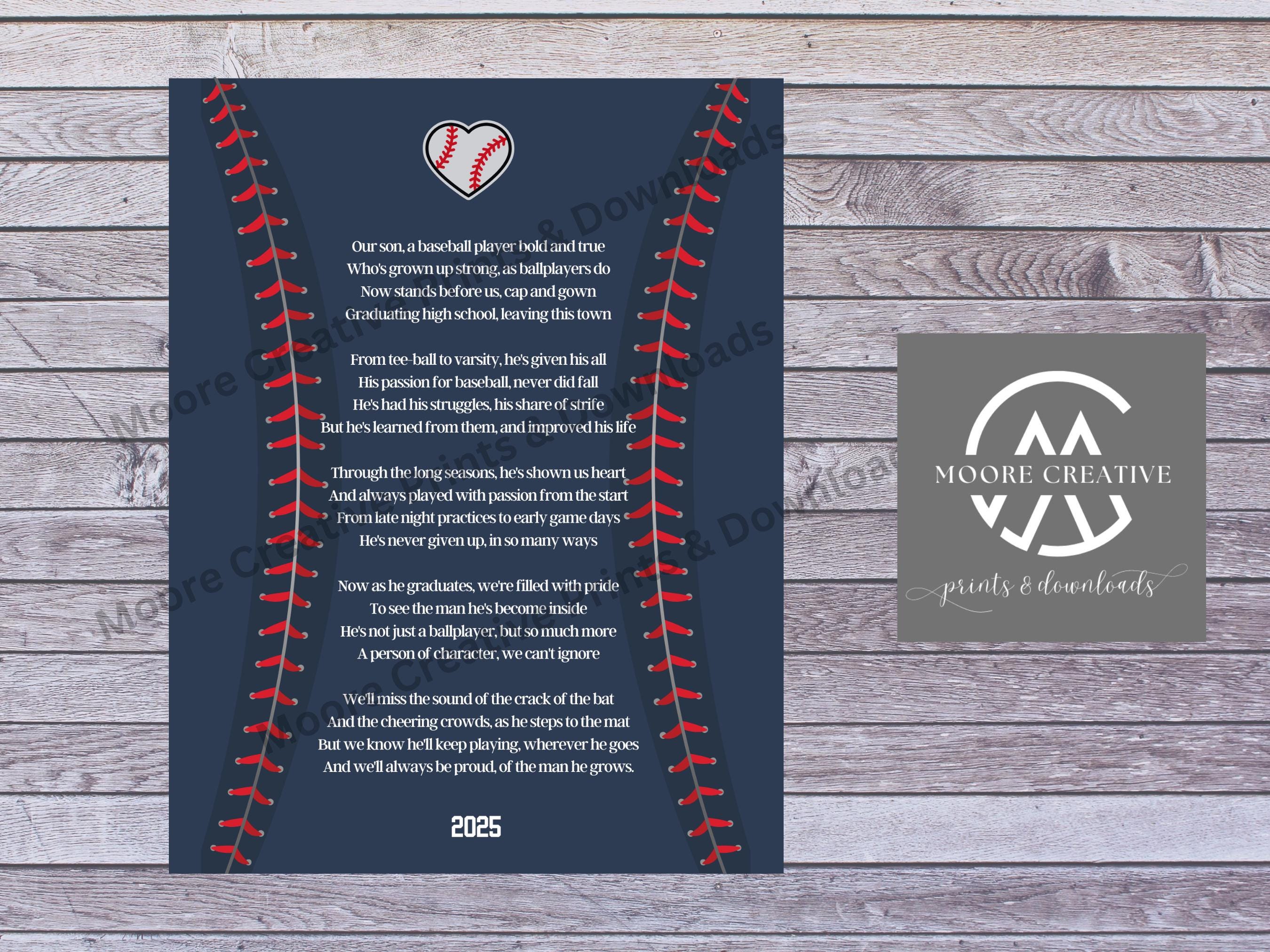 Senior Baseball Team Print Instant Download Baseball Team Instant Download