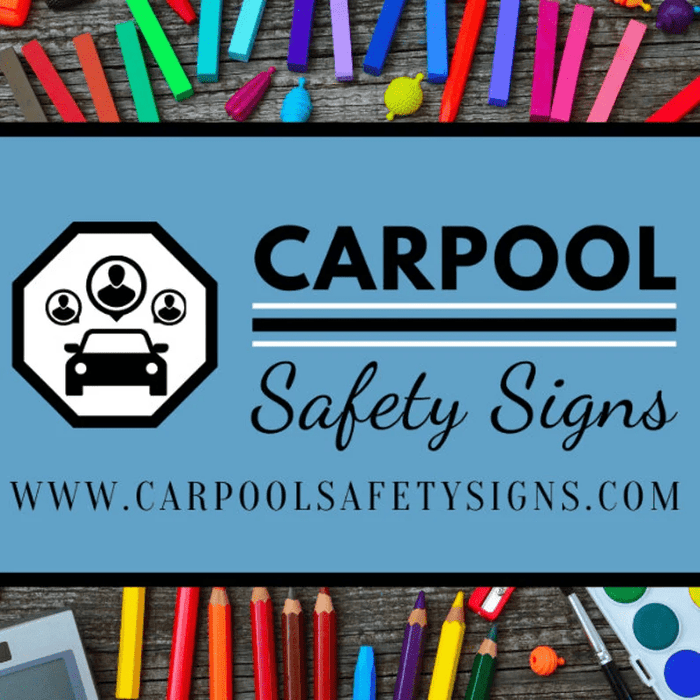Customizable Car Rider Sign Custom Carpool Lane Signs for School Pickup & Car Rider Signs – Moore ...