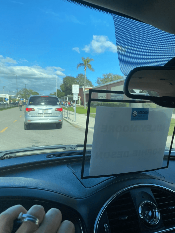 Car Rider Signage Custom Carpool Lane Signs for School Pickup & Car Rider Signs – Moore ...