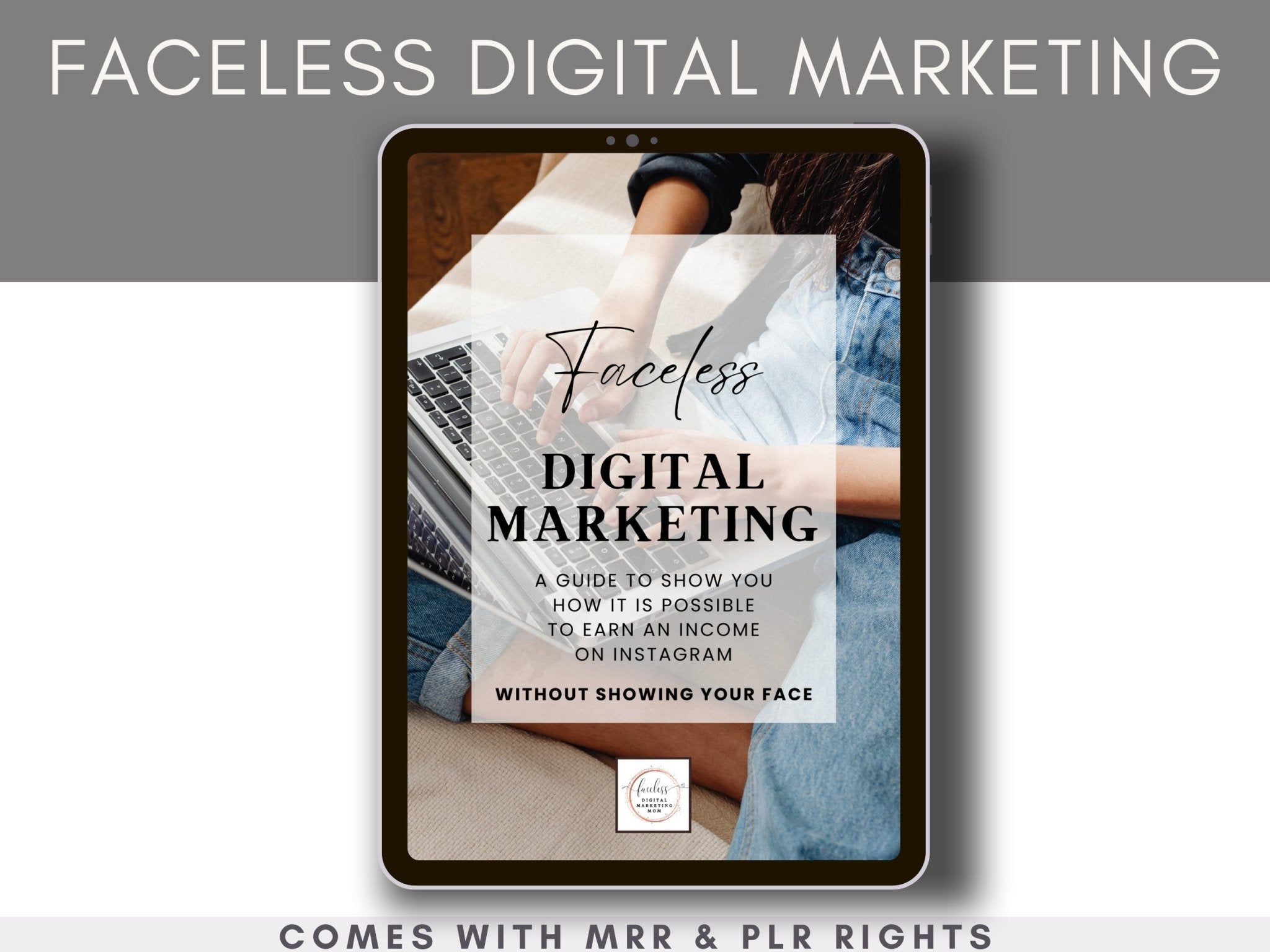 Faceless Content for Instagram | Faceless Digital Marketing Reels and comes with MRR and PLR