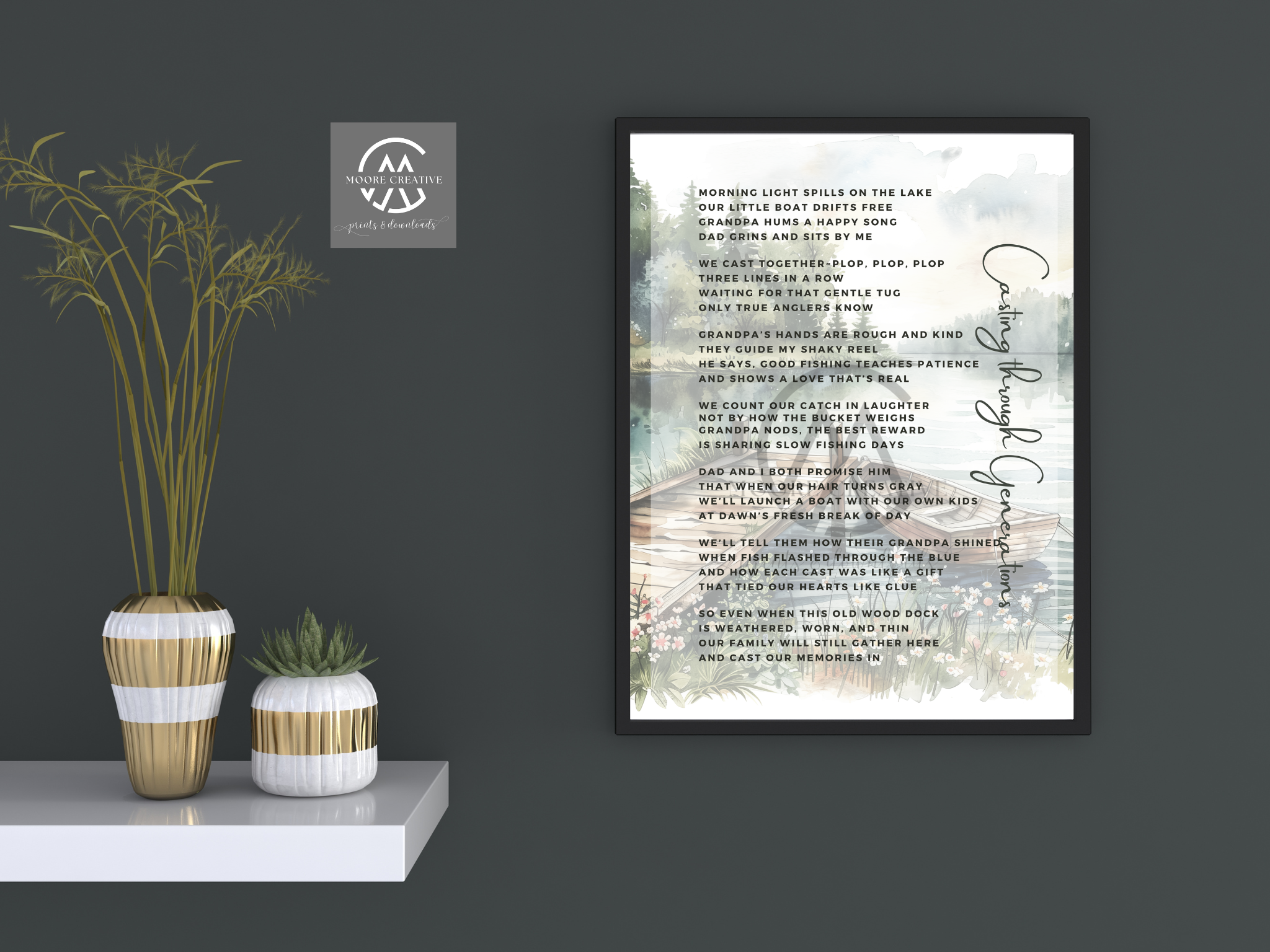 Celebration Of Life, Gone Fishing Poem, Funeral Programs, In Loving Memory, Fisherman Memorial, Memorial Card, Fishing Funeral, Poem Scripture, Keepsake Card, Personalized White, Custom Order, Free Prints, Wallet Rememberance