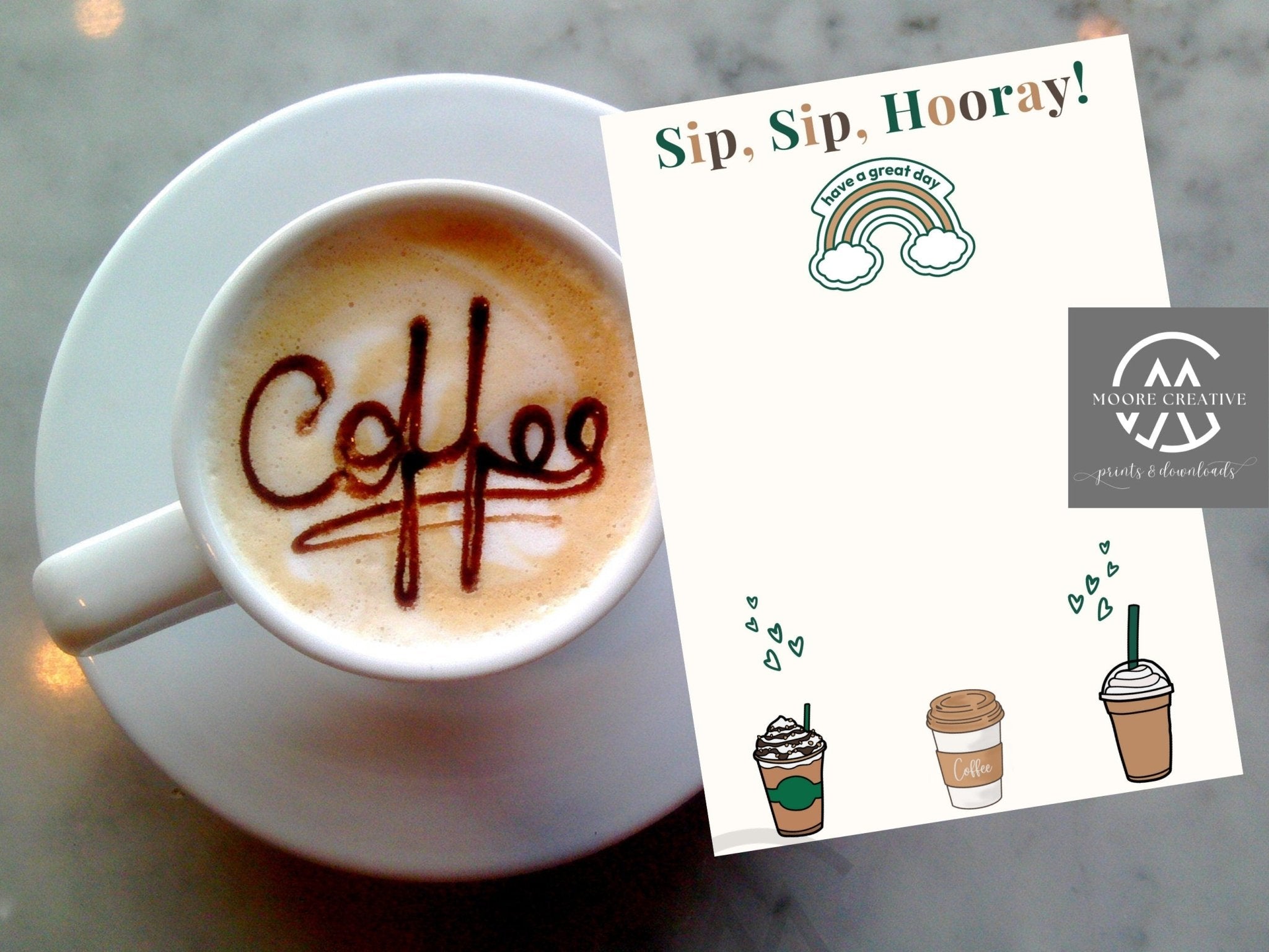 coffee first day of school diy gift card holder