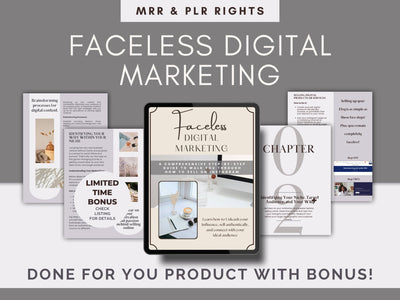 digital marketing,done for you,faceless account,instagram,master resell rights,mrr,plr,private label rights,faceless reels,faceless instagram,instagram reels,faceless videos,boho instagram