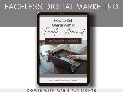 faceless tik tok marketing ebook