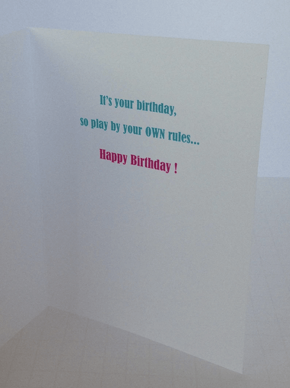 funny golf birthday card for ladies and women