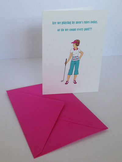 Golf Birthday Card