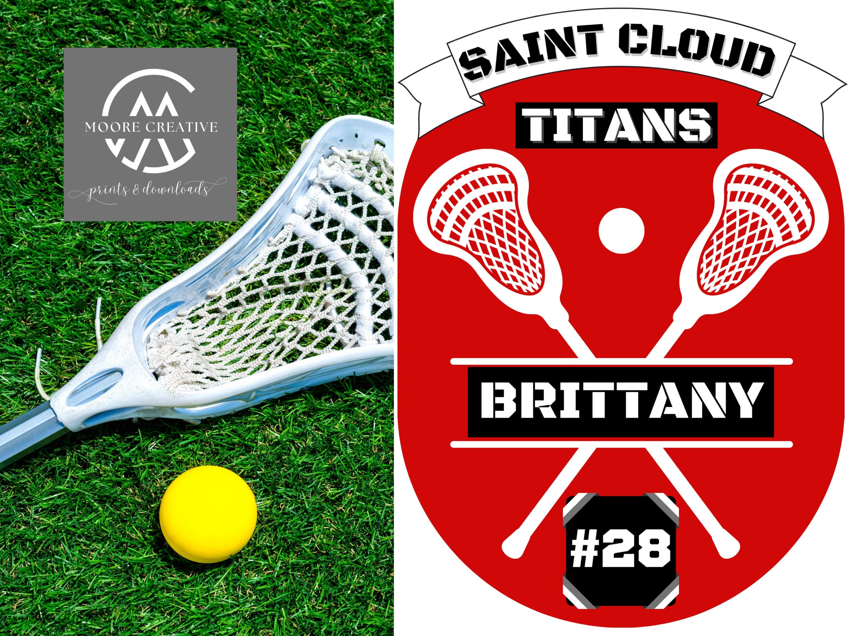 Lacrosse Signs Lacrosse Team Customized Personalized Player Number Name Team Name Locker Signs Spirit Tournament Decoration Hotel Signs