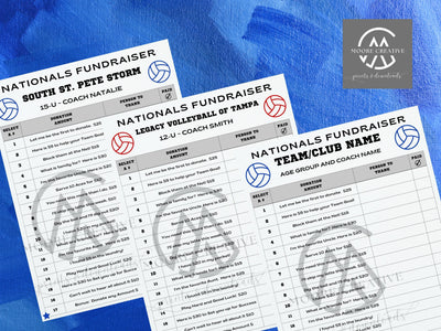 Editable Volleyball Fundraiser Flyer Template, Sport Fundraiser, Canva Template, Sport calendar, Volleyball, Editable Pick a Date, V-ball