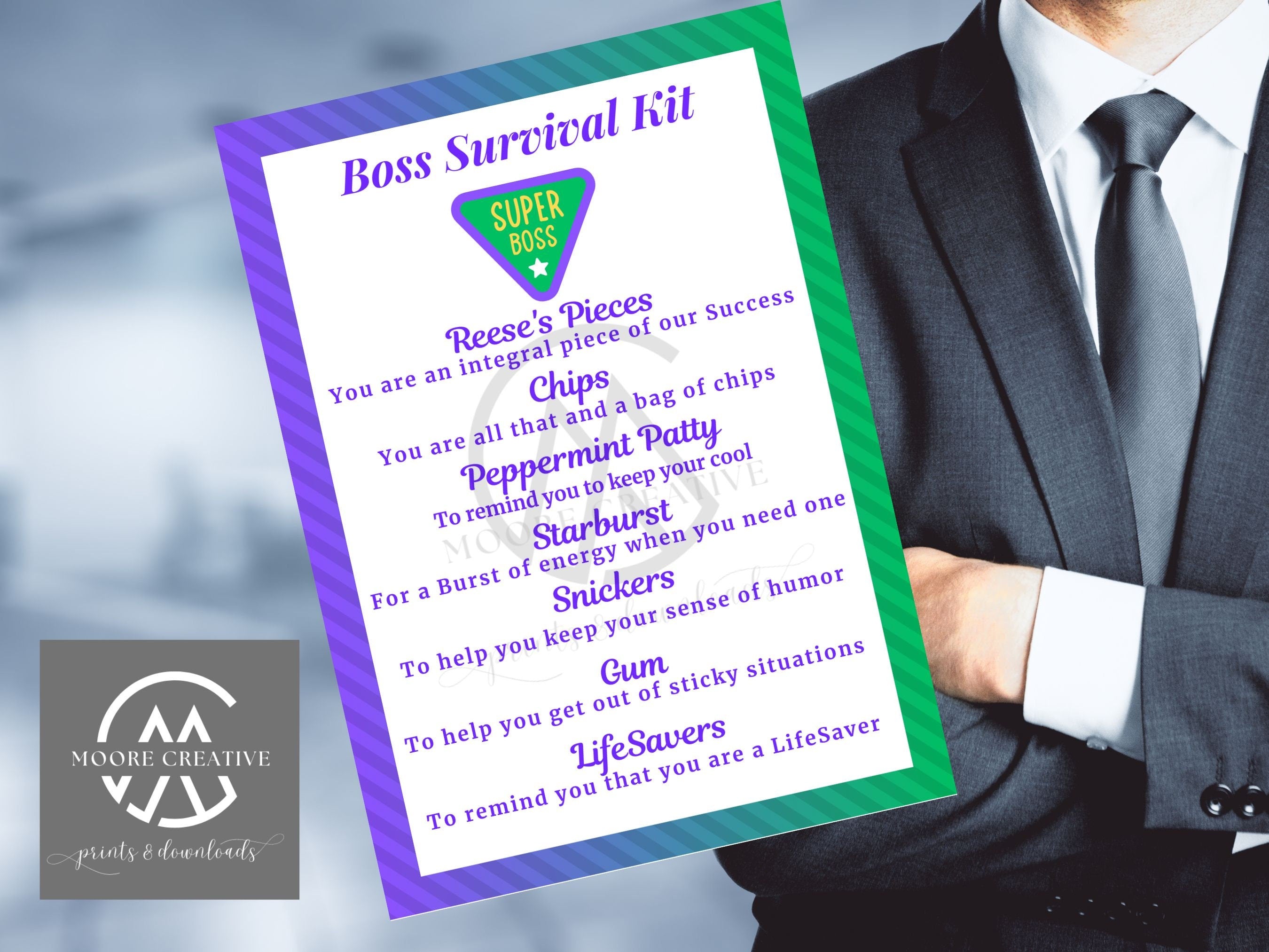 Boss Gift, Gift for Boss, Gift from Employee, Boss Day, Boss Appreciation, Best Boss Ever, Funny Boss Gift, Boss' Day, Bosses Day Gift Ideas