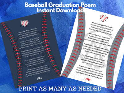 Baseball Gifts Senior Baseball Team Print Baseball Team Quote Sign Senior Gift Baseball Graduation Gift Idea Baseball Mom Wall Art 2026