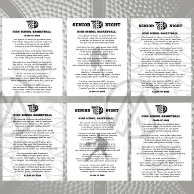 Basketball Senior Night Gifts Girls Basketball Senior Night Ideas Boys Bball Gift Idea Senior Night Table Basket Print Instant Download 2027
