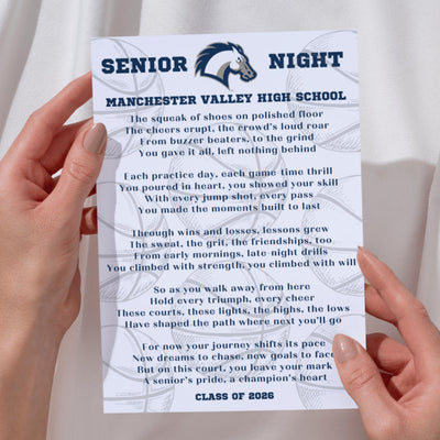 Graduation Basketball Senior Night Gifts Graduation Gift Senior Gift Ideas Basketball Poems End of Season Banquet Graduation Basketball 2027
