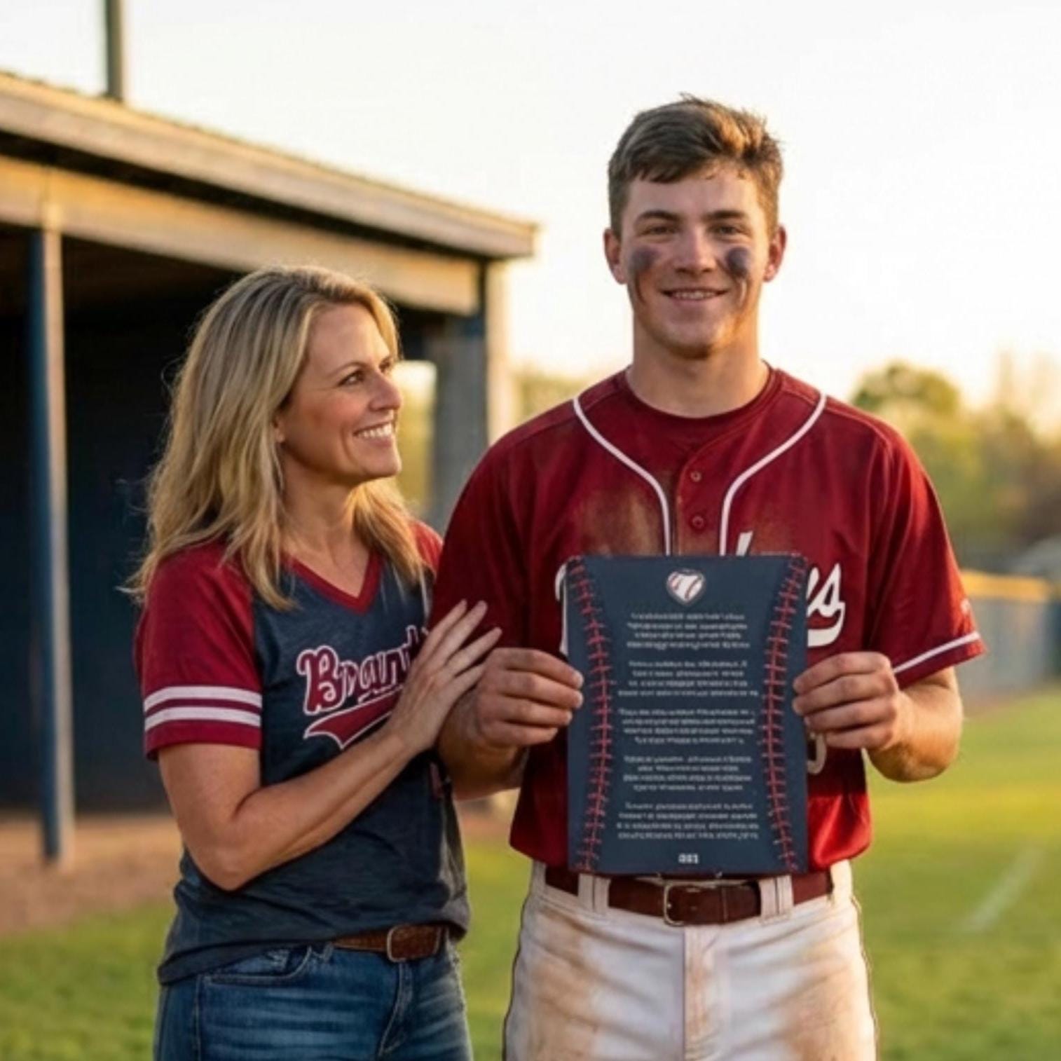 Senior Baseball Gift Senior Baseball Mom Gift to Son 2027 Custom Baseball Poem Personalized Baseball Poem Gift Senior Night Graduation Ideas