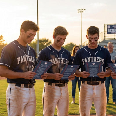 Baseball Senior Night Poem Senior Year Keepsake Graduation Gift for Him Custom Team Gift High School Senior Print Sports Class of 2027 Idea
