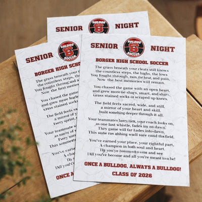 Soccer Gifts Custom Wall Art Sport Memorabilia Senior Night Gift Idea Prints Soccer Mom Gift Game Day Banquet Girls Boys Varsity High School