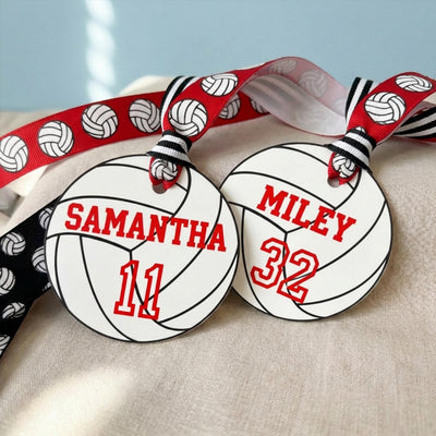 Volleyball Locker Sign 5" Editable Names and Player Numbers DIY Canva Template Printable DIY Club Travel Team End of Season Party Download