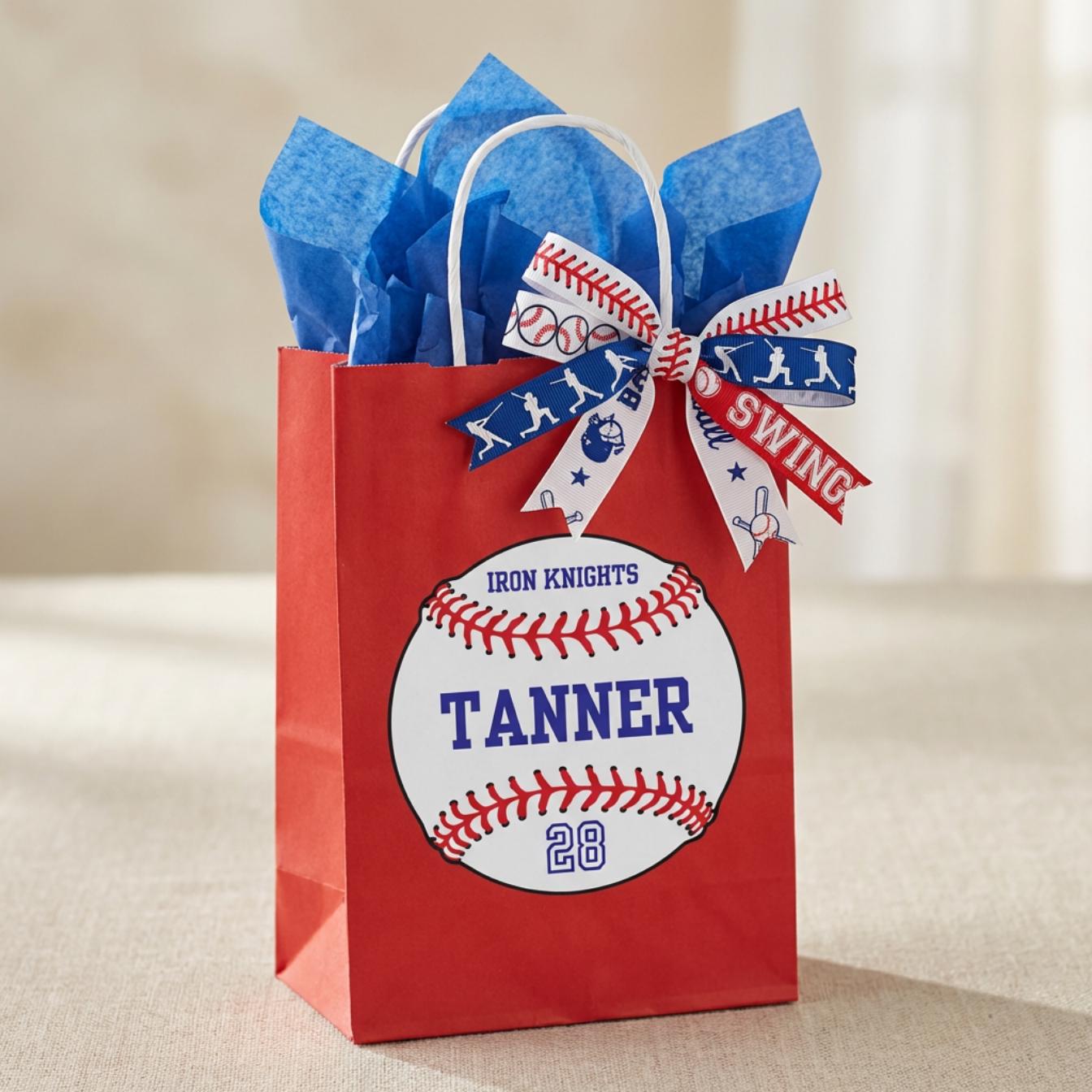 Baseball Name Tag Personalized Player Tags Custom Sports Labels Team Bag Tag Printable Editable Template Kids Equipment Identifier 3" 3 Inch