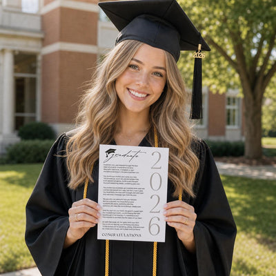 Graduation Gift Card Idea Sentimental High School Graduate Poem Keepsake Idea Class of 2027 Printable Present Grad Gift for Her PDF Download