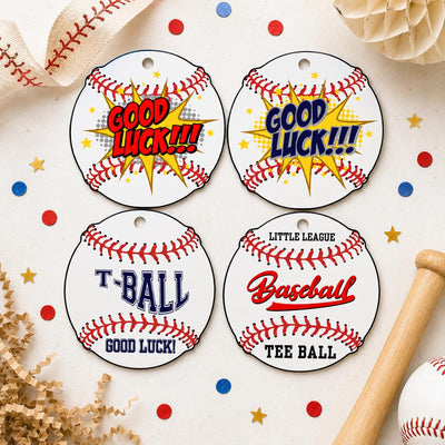 T-ball Gifts Mom t-ball Baseball Sign Tee Ball Baseball Player 5" Baseball Prints Instant Download PDF Print Tags Coach Gift Team Good Luck