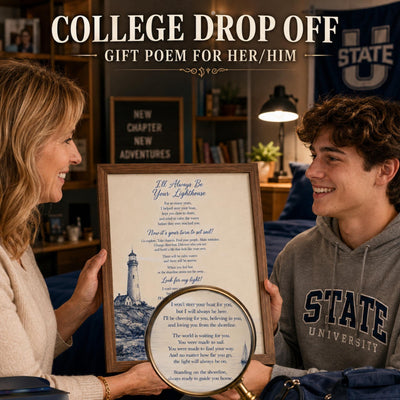 College Gift for Daughter From Mom Freshman Daughter Encouragement Poem Dorm Room Keepsake Inspirational Printable Digital Download PDF