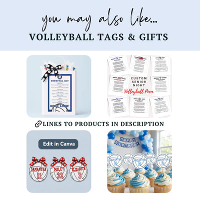 Volleyball Calendar Fundraiser | Volleyball Fundraiser | Volleyball Team Ideas | Volleyball Template | Fundraising |  Editable | Customize