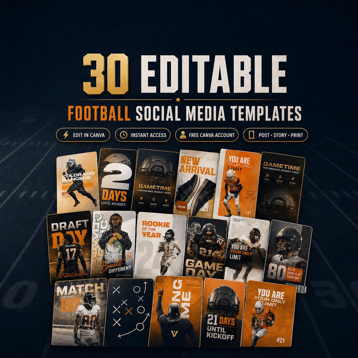 Basketball Sports Social Media Templates Canva Sports Basketball Team Templates Basketball Custom Game Day Graphic Instagram Posts 30 Square