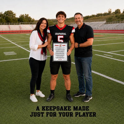 Football Senior Class of 2027 Senior Mom Gift to Son Football Gift PDF Graduation Custom Poem Senior  Personalized with Name and Number