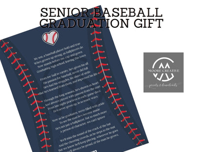 senior unique gift baseball moms