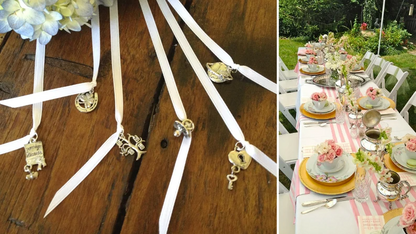 wedding cake charms and wedding cake pulls