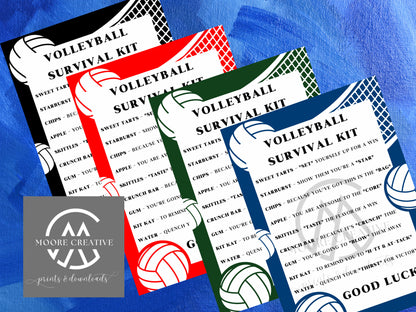 good luck volleyball survival kit